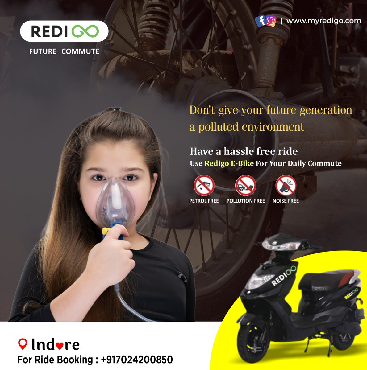 MyRedigo's tweet photo. Go Green, Go With #Redigo 💚
We are always there for you 💯

OUR STATIONS
● #SatyaSai
● #VijayNagar
● #Bhawarkua https://t.co/7LTccrWHoZ