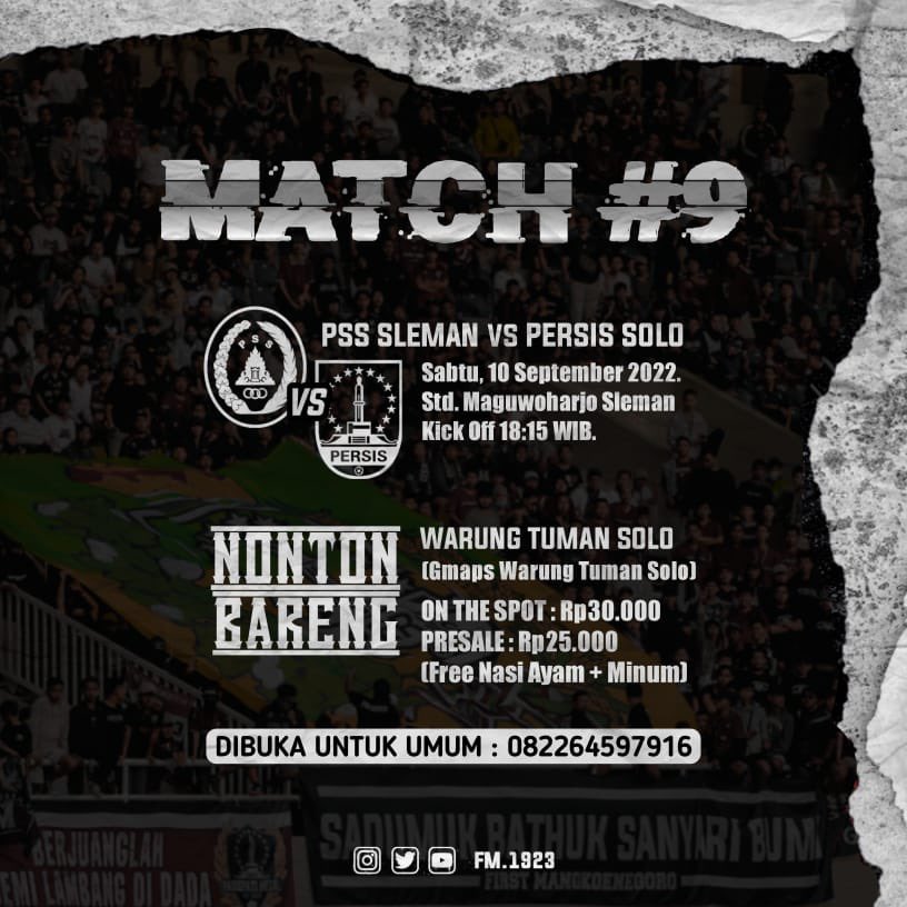 FM1923_'s tweet photo. Let's Join Us!
Nonton bareng @FM1923_
#FirstMangkoenegoro #AnakMerdeka https://t.co/oJc2rZkrRV