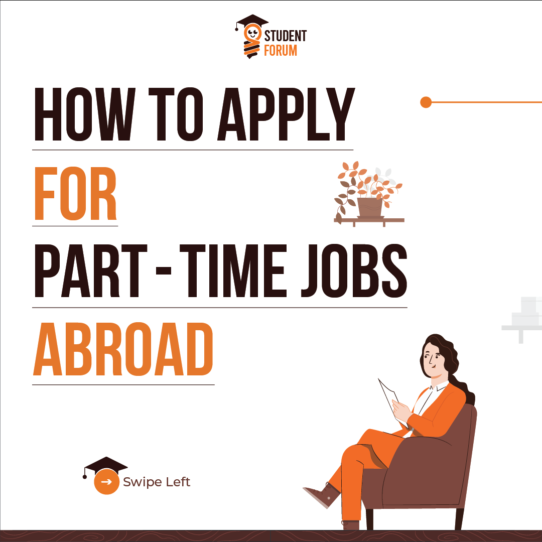 StudentForum_'s tweet photo. Are you planning to apply for part-time jobs?
Here are ways how you can apply for part-time jobs abroad.
For more information follow https://t.co/5veCchQHGA
#parttimejob #parttimework #parttimejobs #jobsabroad https://t.co/lZ9Wg4b0Uq