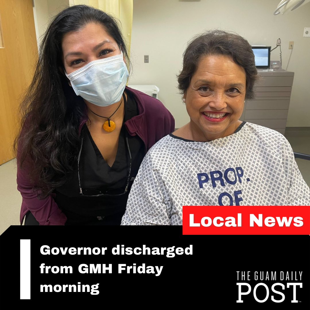 The Guam Daily Post On Twitter Gov Lou Leon Guerrero Was Released the-guam-daily-post-on-twitter-gov-lou-leon-guerrero-was-released