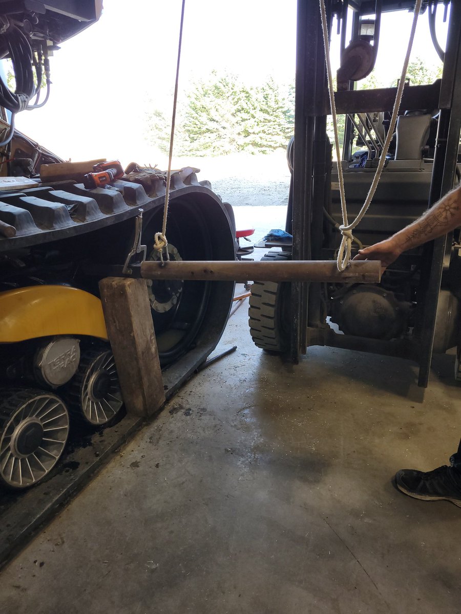 Our pounding ram. Works great on stuck shafts!