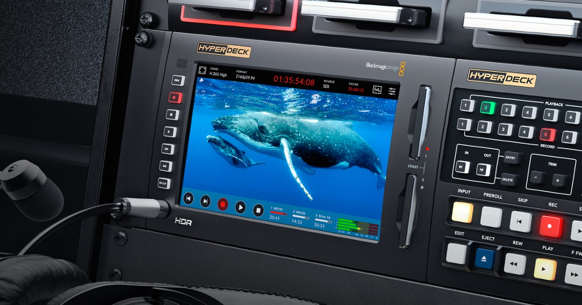 New HyperDeck 8.2 Update! Adds support for H.264 and DNx to HyperDeck Extreme 4K HDR and HyperDeck Extreme 8K HDR models as well support for up to 64 channels of PCM or AAC audio, digital slate for clip metadata, HDR override and more! Download now from bmd.link/4NhUfo