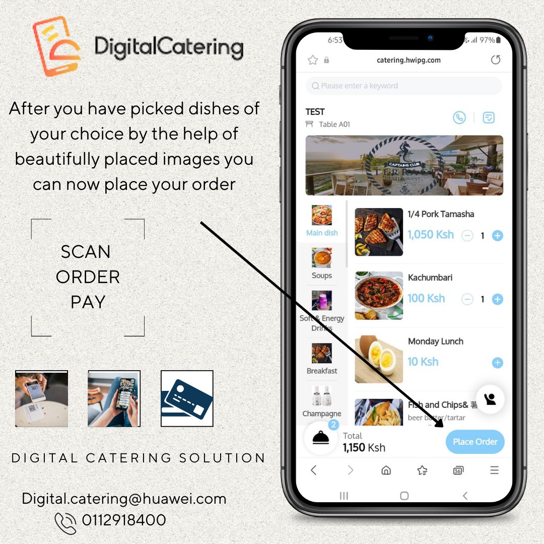 CateringDigita1's tweet photo. Your own time, no Rush, no One asking are you ready to order? PLACE ORDER! at your own ready time.

#scanorderandpay
#digitalcatering https://t.co/YdJjQPj2vX