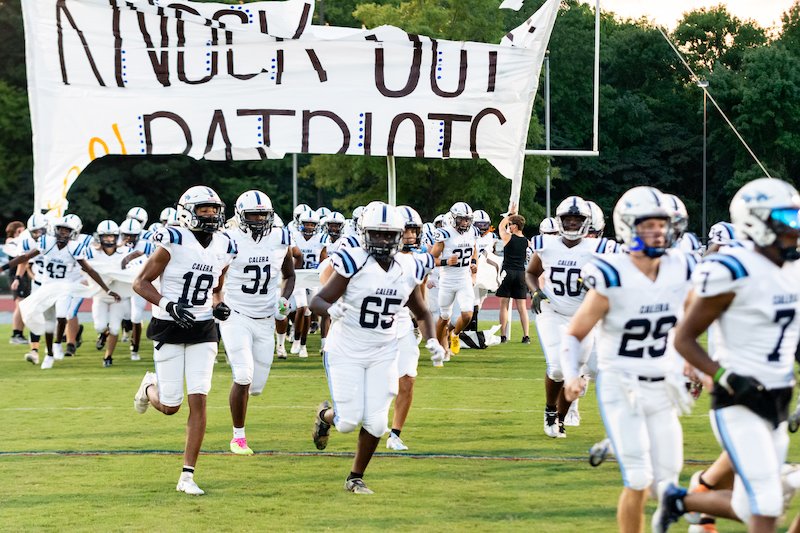 AlecEtheredgeSC's tweet photo. Calera put together its best offensive game of the season by far on Thursday night, but a slow start to the second half became costly in a tight loss to Homewood.
Story/Photos: https://t.co/23oAiuzfAW https://t.co/aZcJEMvgtx