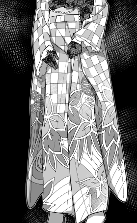 和服の柄描くの楽しい～ 