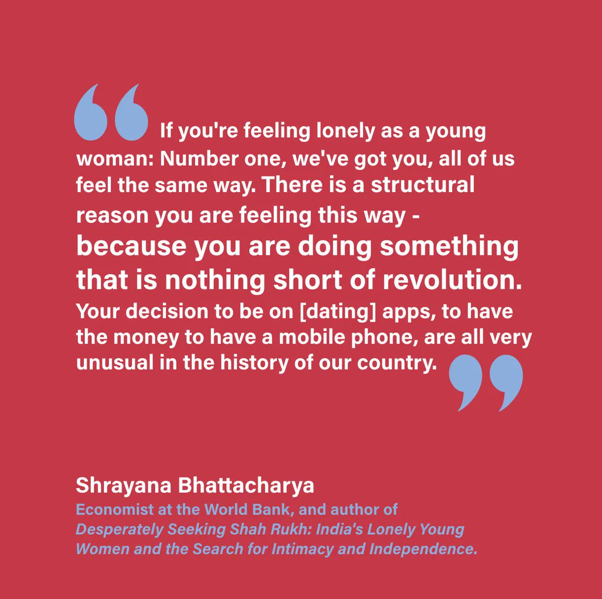 What really hits home in this week's episode, is the "hidden tax" women pay for the choices they make - especially the choice to be more independent. #womeninlabour @awryaditi <a href="/USAndIndia/">U.S. Embassy India</a> <a href="/christinamacgil/">Christina MacGillivray</a>