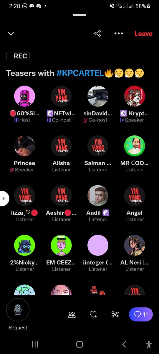 Alisha936650731's tweet photo. Amazing Space Hosting Sixty 👌❤
#YYG
#KPCARTEL
@KryptoPal_ @ashcoco1234
@MaisonGhost @ProjectYinYang https://t.co/78W2ihxjaQ