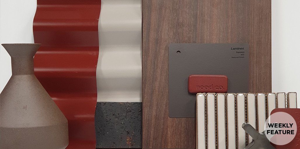 COLORBONDsteel's tweet photo. Our weekly featured #FridayFlatlay this week, is from Antoinette Easton, Studio M Team Leader, #Metricon, VIC, and features #COLORBONDsteel #ManorRed and #Dune.
Thank you so much Antoinette.
#letstalkcolour
#COLORBONDdesigners
#COLORBONDpalette https://t.co/TbTKS4PWDT