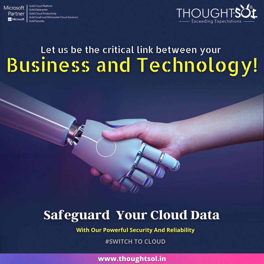 ThoughtSolIndia's tweet photo. Technology is evolving every day. Make sure your business stands strong and evolves simultaneously to grow faster in your respective domain.
#cloudcomputing #business #technology #thoughtsol #Trending #TechnologyNews #cloudcomputingnews #Microsoft https://t.co/TAUznJc0ya