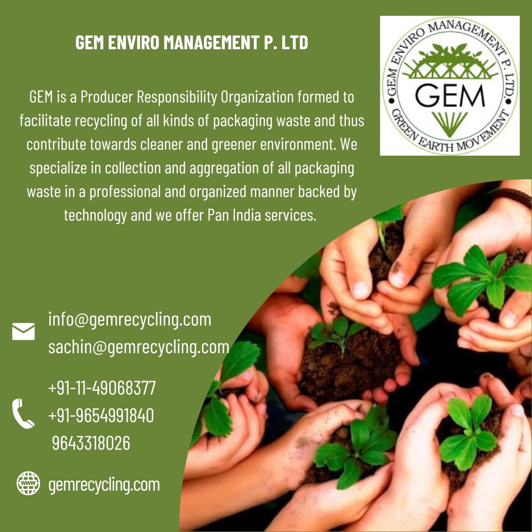 thepolicytimes's tweet photo. GEM ENVIRO MANAGEMENT P. LTD

Contact No: 91-11-49068377/ 91-9654991840/ 9643318026
Email: info@gemrecycling.com / sachin@gemrecycling.com
https://t.co/Cgwu2MKHVa

#BeatPlasticPollution #PETPlasticRecycling #MakeMumbaiPlasticFree #SupportRecycling #DigitalIndia #gemenviro https://t.co/Sk7uM7Gmdd