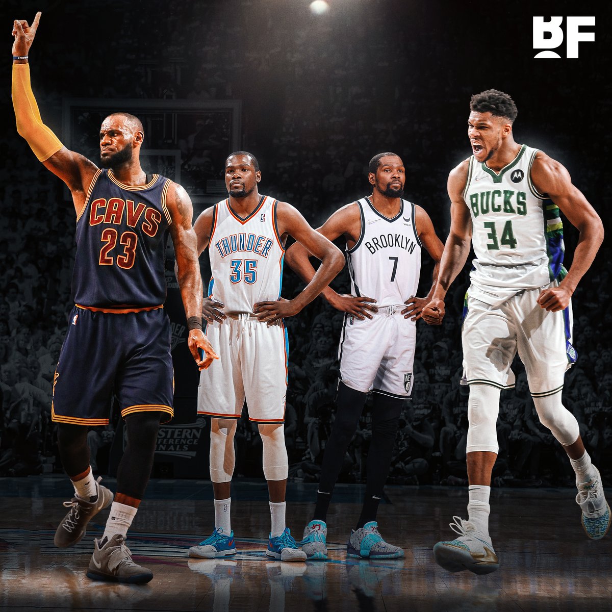 Imagine being KD. Your entire career you are No. 2 behind LeBron, and then when LeBron finally gets old, Giannis enters his prime and becomes the new No. 1 💀