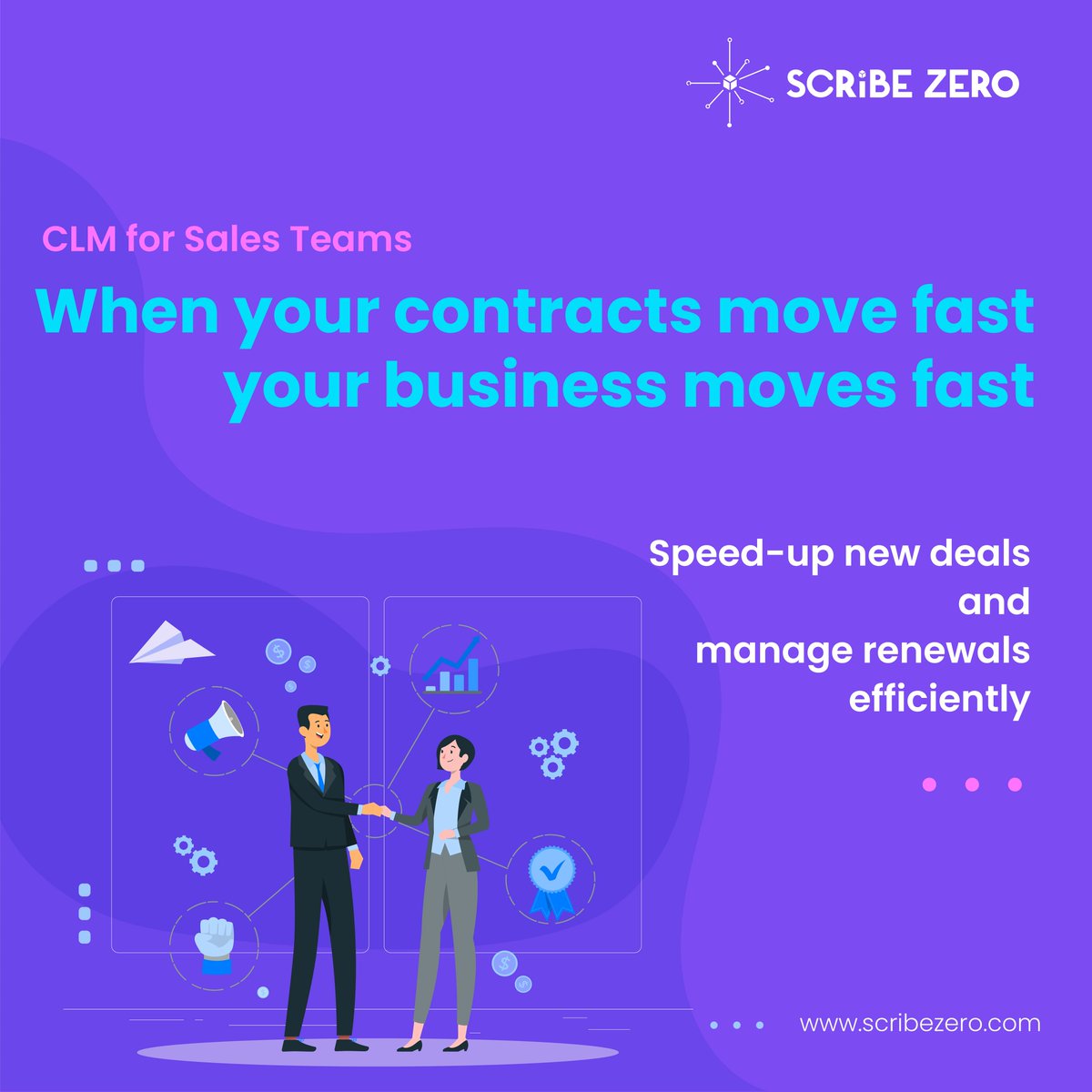 scribe_zero's tweet photo. Improve your sales team efficiency with Scribe Zero. Eliminate the use of multiple tools, create, negotiate, e-sign, track &amp; manage contracts, all in one place. https://t.co/NVFBLJFSK2