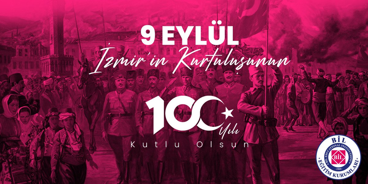 9 Eylül #İzmirinKurtulusu nun 𝟭𝟬𝟬. 𝗬𝗜𝗟𝗜 Kutlu Olsun.