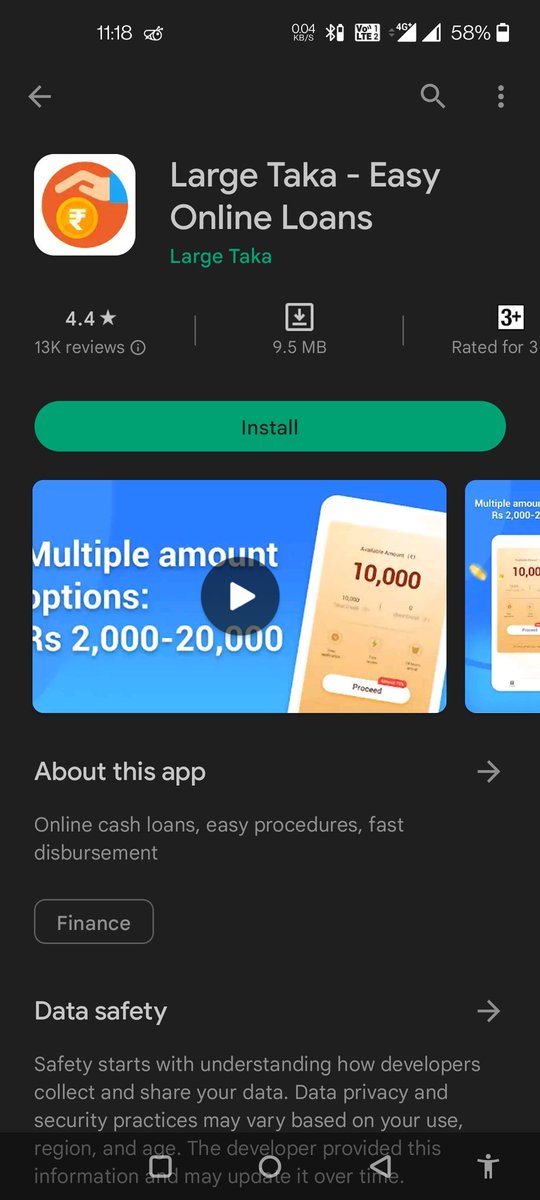 iamthevkb's tweet image. ⚠️⚠️ attention ⚠️⚠️ attention ⚠️⚠️Please report this fraud app on play store and never ever to try to take loan from this app 
They are looting money by scam as name of giving loan to people ⚠️⚠️⚠️⚠️⚠️⚠️⚠️⚠️⚠️⚠️⚠️⚠️⚠️⚠️⚠️⚠️
#largetakascammers 
#reportscam
#fraud
#ScamAlert