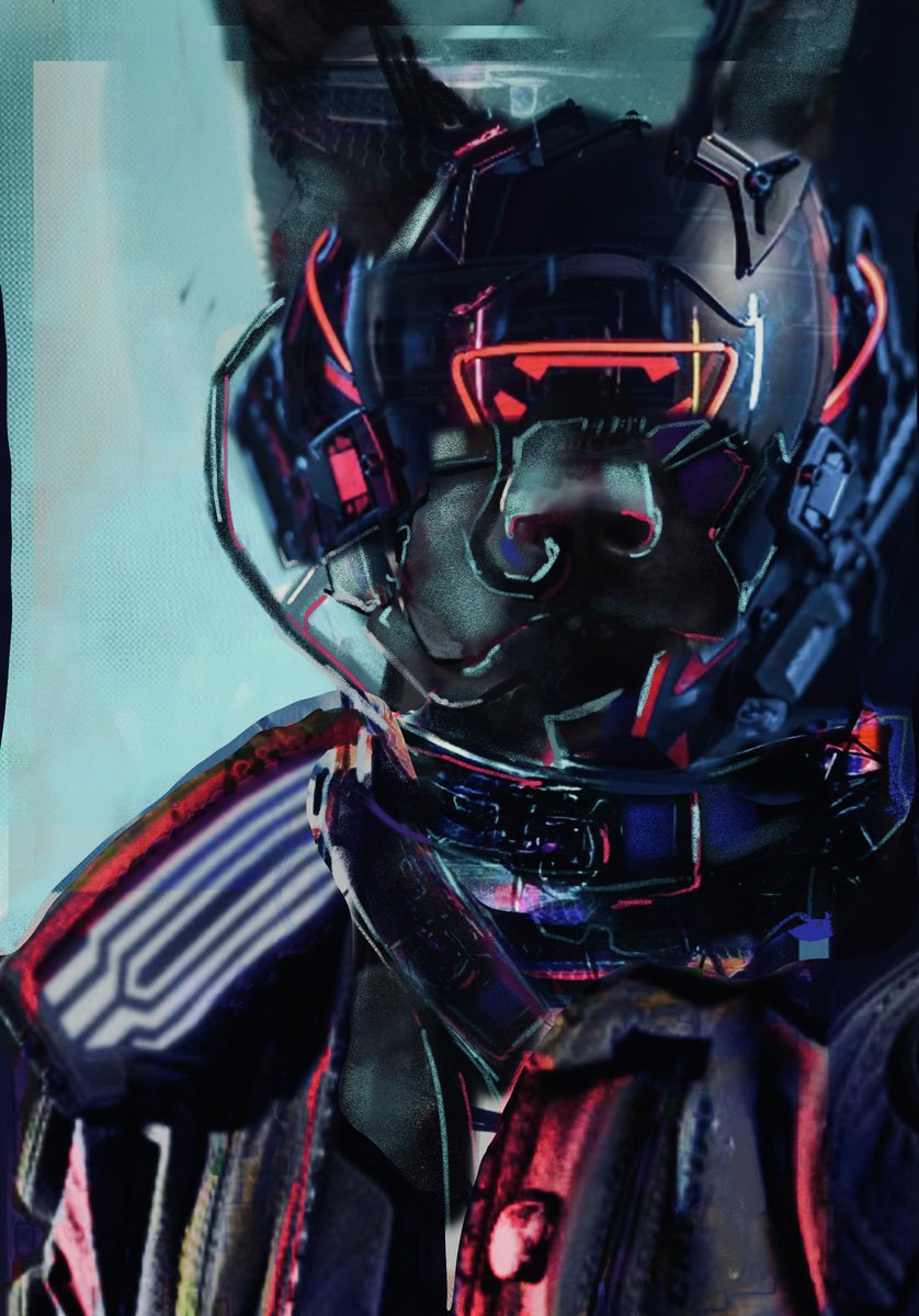 taschthedog's tweet image. Haven’t done a photobash in a while, been doing some cybernetic looking stuff and thought it might be some@fun practice, came out pretty good.