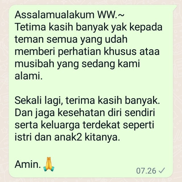 Terima kasih banyak yak atas perhatiannya kepada si oum.~
.
