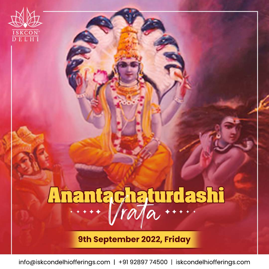 ***Anantachaturdashi Vrata***

The Anantachaturdashi-vrata seems to be the most important and widely observed.

#iskcon #iskcontemple #iskconcommunity #iskconworld #iskcon_world #iskcondelhi #iskcondelhincr #AnantChaturdashi