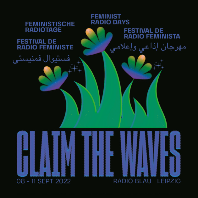 Female_Freq's tweet photo. We're joining the #claimthewaves feminist radio festival today at 12:00 pm CET on @radioblau! Listen to the entire festival program from 8 – 11 Sep 2022 now at https://t.co/dnZy5O2zn1 #radio #feminism #communityradio https://t.co/0VfgefZk0l
