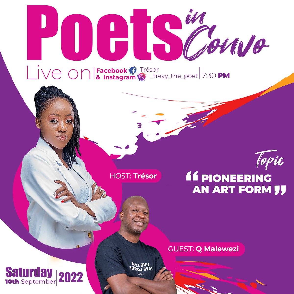 JessieTamanda's tweet photo. Saturday 10 September. 7.30pm.Facebook. Instagram. Don't miss this https://t.co/kYMs8I6gpS