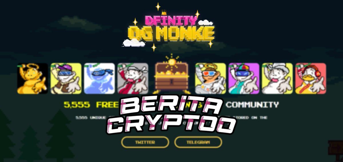 BeritaCryptoo x Dfinity Monke OG🎉
Giving 15 Freemint NFT to our community!

1⃣ RT +❤️this post
2⃣ Follow twitter: @DfinityOgMonke , @canister_app &amp; us!
3⃣ Join telegram:
➖t.me/canister_app
➖t.me/dfinityogmonke…
4⃣ Tag 3 friends with hashtag: #Canister #DOM

⏰48 H