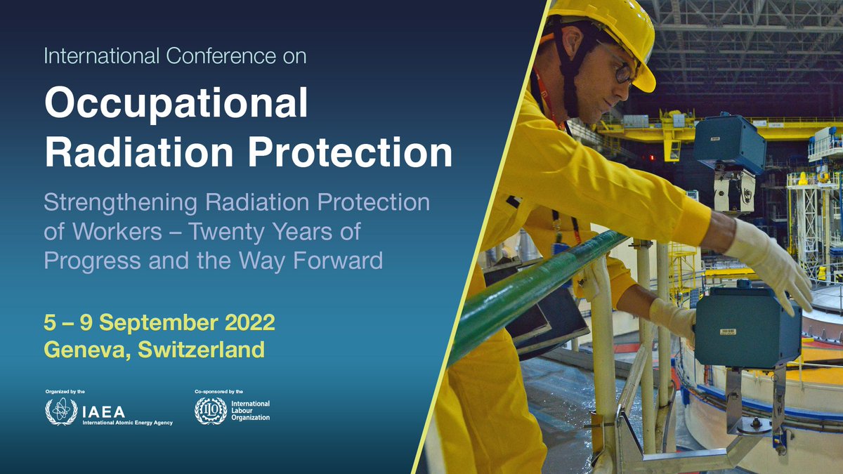 iaeaorg's tweet photo. IAEA's 3rd Int'l Conference on Occupational Radiation Protection comes to an end today.
The conference was set to review challenges and opportunities for enhancing #RadProtection4Workers around the globe.
📹Join us live: https://t.co/ctwoXSOvfC https://t.co/ybtVkiJeCZ