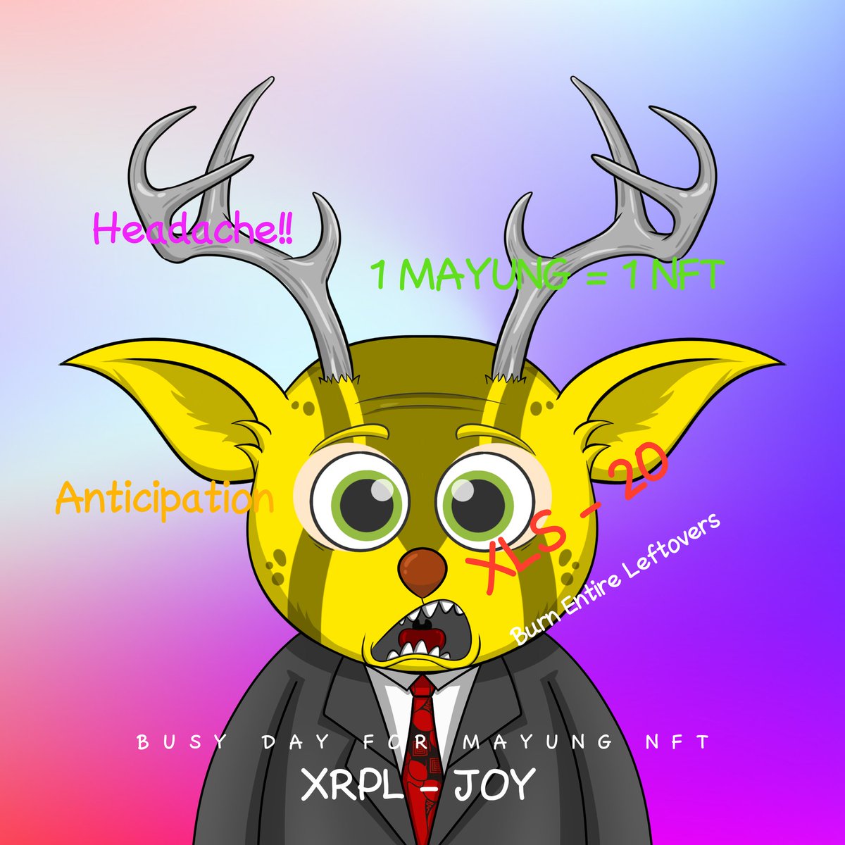 mayungnft's tweet photo. Whats your occupation!? 
Comment below 😂
Obviously no shit jobs out there, right!? 

#MayungNFT
#XRPL
#XRP
#NFTs https://t.co/YKISVyGcJc