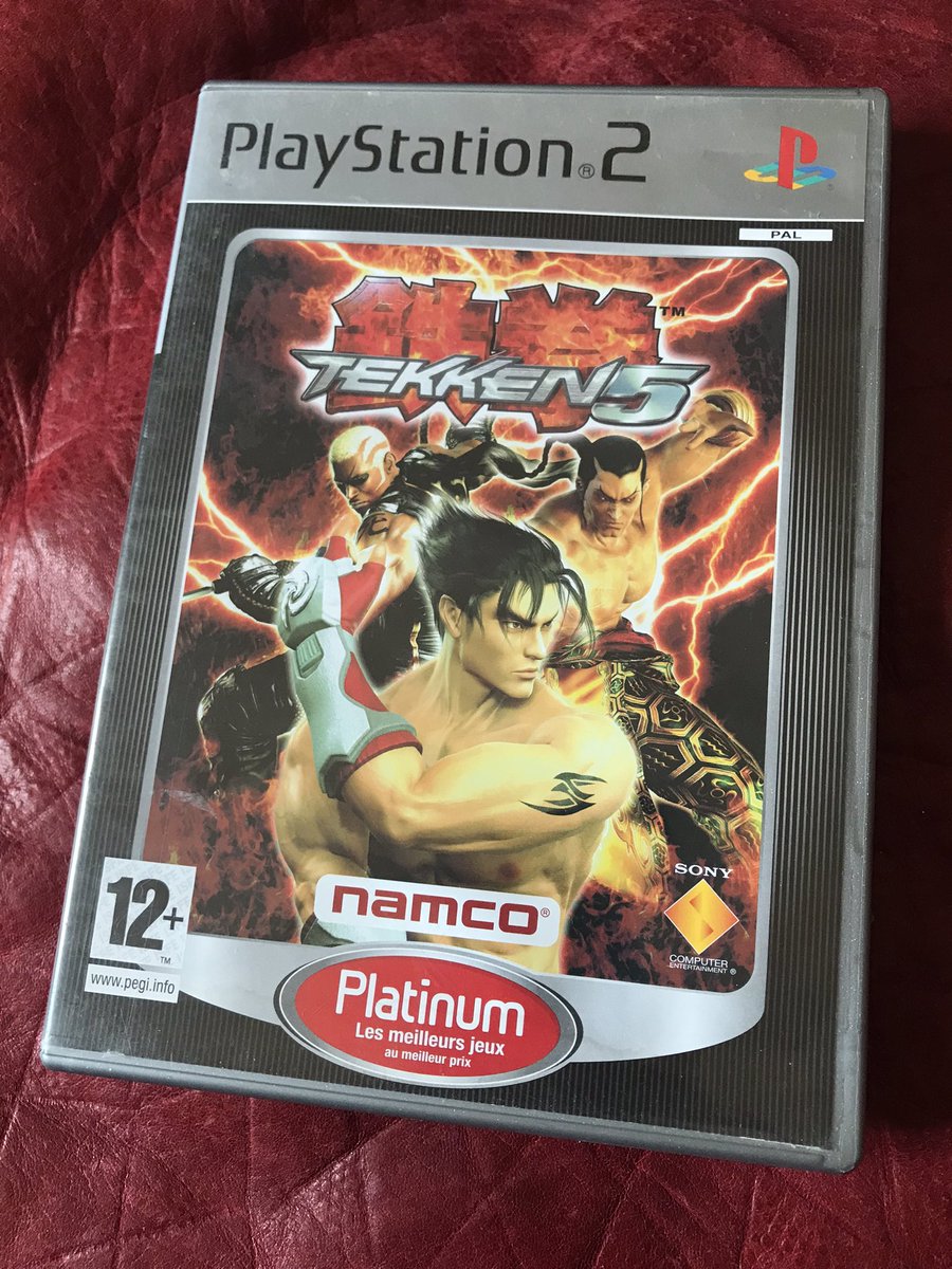 1Jour1JeuRetro's tweet photo. #1Jour1Jeu Rétro de ma collection🕹

#1J1J661 : Tekken 5 (Platinum)

Plateforme : #Sony #PlayStation2
Support : 💿
Genre : Combat
Editeur : SCEE
Développeur : Namco
Date de sortie🇪🇺: 24 juin 2005

#Collection #RetroGaming #PS2 #Tekken #Namco #SCEE https://t.co/3sM3Mwj53s