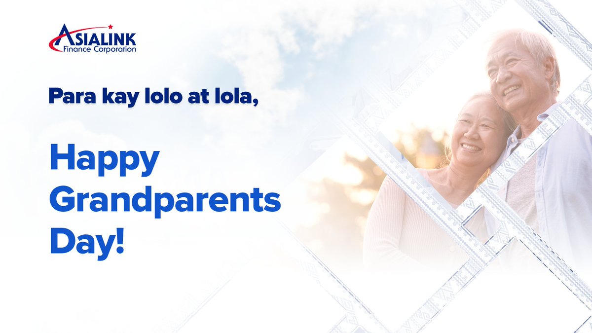 asialinkph's tweet photo. Isang mahigpit na yakap para kay lolo at lola. 
Happy #Grandparentsday po! 
#AngatTayo2022 #Asialink #YouhaveUs https://t.co/XoqwZXFSgt
