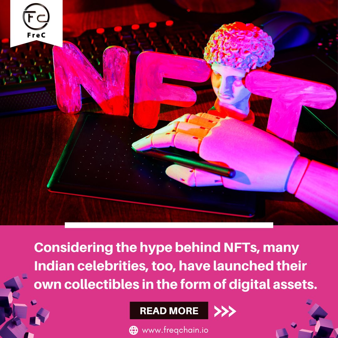 frequencychain's tweet photo. Considering the hype behind NFTs, many Indian celebrities, too, have launched their own collectibles in the form of digital assets.
.
Would you like to read this article, check below the link
.
https://t.co/l5GDAf5nRg
.
.
.
#FreC #nftactor #nftart #nft #nftartist #nfts https://t.co/A1RcVK0f33
