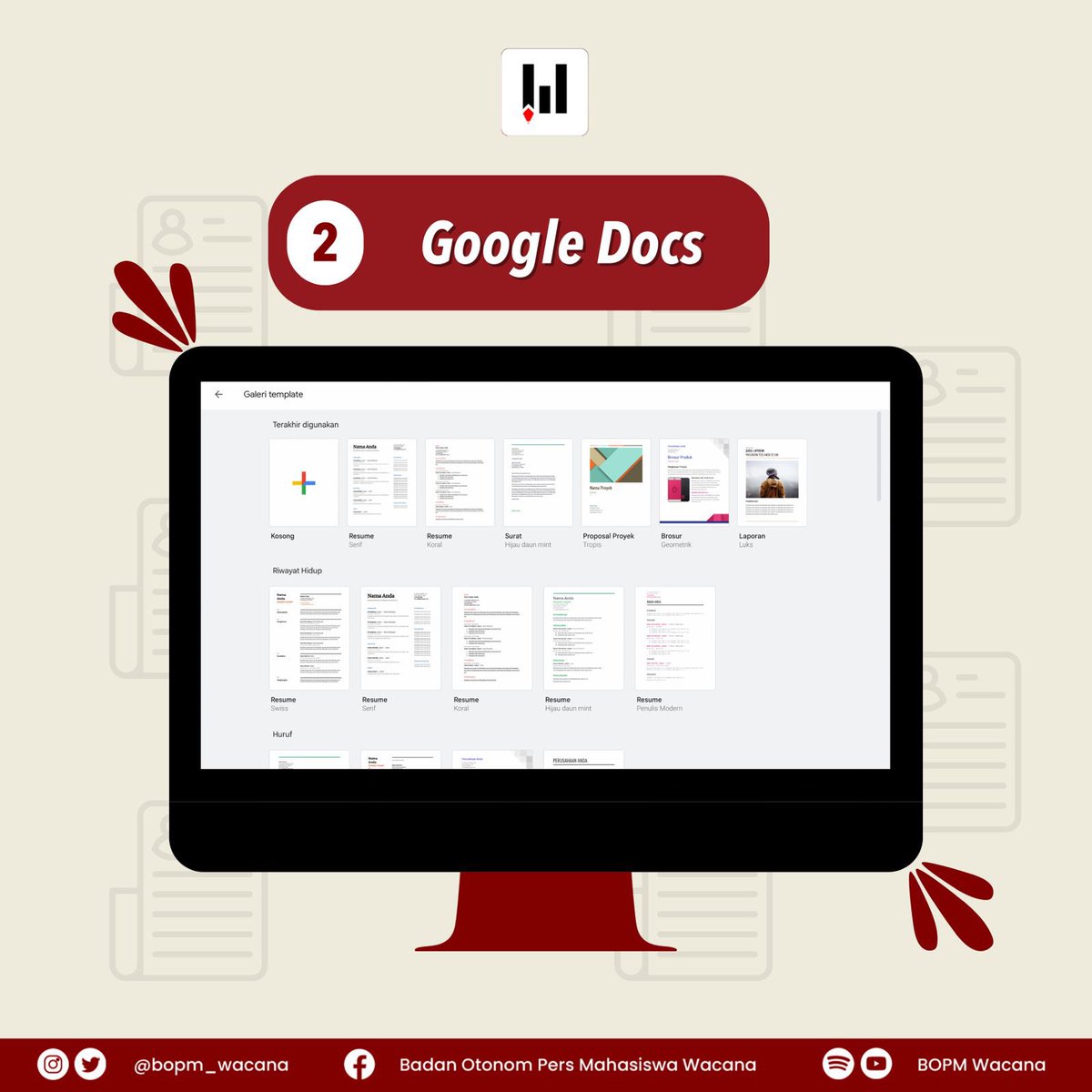 BOPM_Wacana's tweet photo. Nah, kalo kamu bingung untuk membuat CV manual, mimin punya rekomendasi template CV, baik CV ats maupun friendly yang bisa kalian manfaatkan dengan praktis!
Yuk, simak postingan sampai akhir yaa🤩✨
#rekomendasi #rekomendasitemplatecv #templatecv #cvatsfriendly https://t.co/8ze5A0m1GH