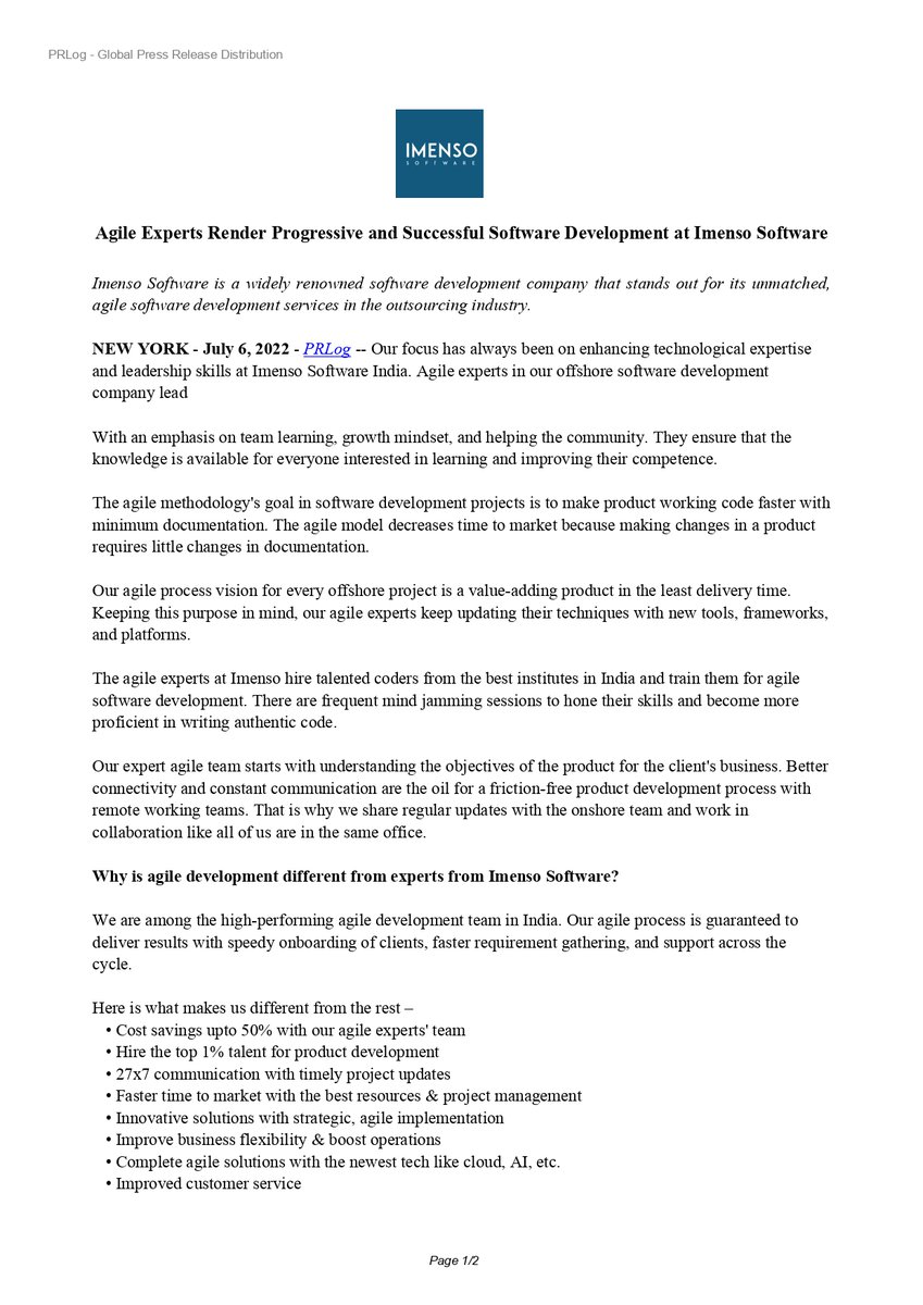 AlexDMarketer's tweet image. [PDF]Agile Experts Render Progressive and Successful Software Development at Imenso Software issuu.com/techyalex/docs… #agileexperts #softwaredevelopment #imensosoftware #pdf #download