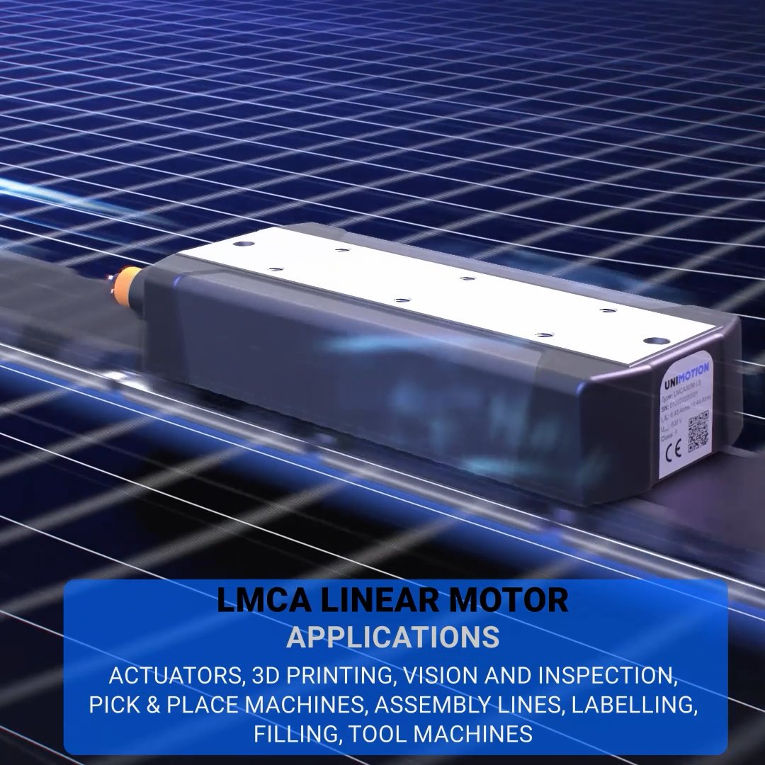 UnimotionG's tweet photo. Linear motors operate using electromagnetic force to provide linear motion without requiring cams, gears, belts, or other devices. 
⁠
Find out all about our new generation of linear motors https://t.co/QlF6Mopz6E⁠
⁠
⁠
#automationsolutions #automationengineering #highspeed https://t.co/BE2a6lvxaD