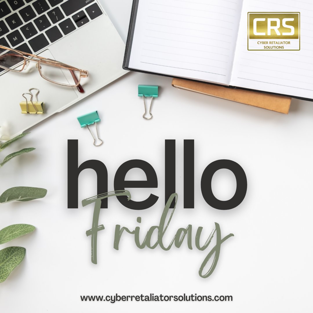 CRS_Cyber's tweet photo. Happy Friday!!!
Just a reminder to not count the days, but to make the days count!
#alwayswining #alwayscaring #alwayswithyou #ibm #redhat #vicarius #cybersec #beachhead #encryption #cybersecurity #awareness https://t.co/rdcM17bPkM