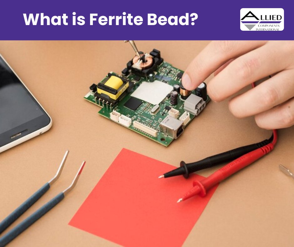 alliedcomponent's tweet photo. A ferrite bead is an electronic component that passively eliminates high-frequency noise energy from a circuit over a wide frequency range. Click to learn more: https://t.co/TaemIjpl4H
#electroniccomponents #electricalparts #electroniccomponents #ferritebead https://t.co/cYdjbrNeSd