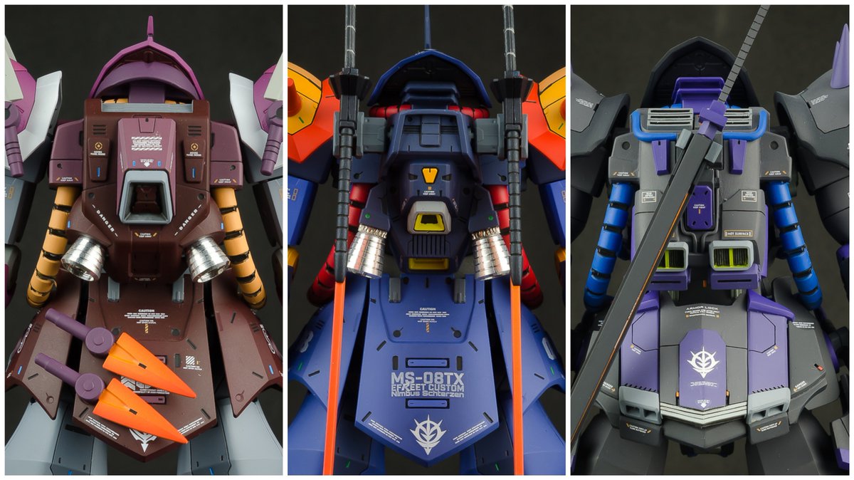 MaveriqGunpla's tweet photo. Back view appreciation post #2
#bandai #mobilesuit
#gunpla #re100
#ms08txexam #efreetcustom
#ms08txexamefreetcustom
#ms08txs #efreetschneid
#ms08txsefreetschneid
#ms08txn #efreetnacht
#ms08txnefreetnacht
#universalcentury
#gunplaphotography #gundamphotography https://t.co/mNyiAsXB7Q