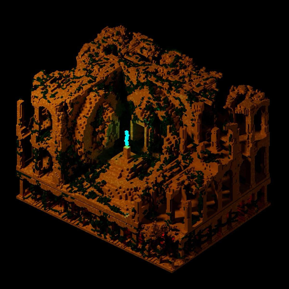 "Energy crystal in an ancient temple"

My first steps in MagicaVoxel

please share your opinions 😊

#voxel #voxelart #magicavoxel #art #conceptart #architecture #isometric #3d #3dart #imagination #fantasy