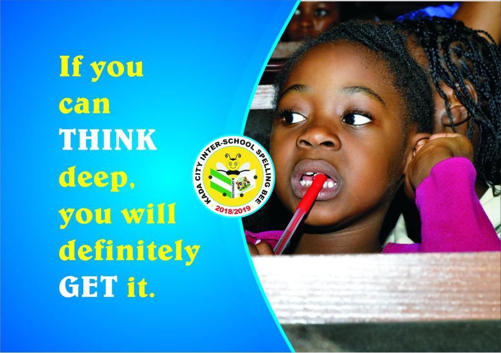 KadaCityBee's tweet photo. As a man/boy/girl/woman thinks, so he/she is he /she. #spellingbee, #KadaCity, #kaduna, #kcicspellingbee @GREGORYPIUS, @GarisShepherd, @ScrippsBee, @johnluka_, @Onyieeee, @ShehuSani, @HunkuyiSuleiman https://t.co/uE2iPe16j0