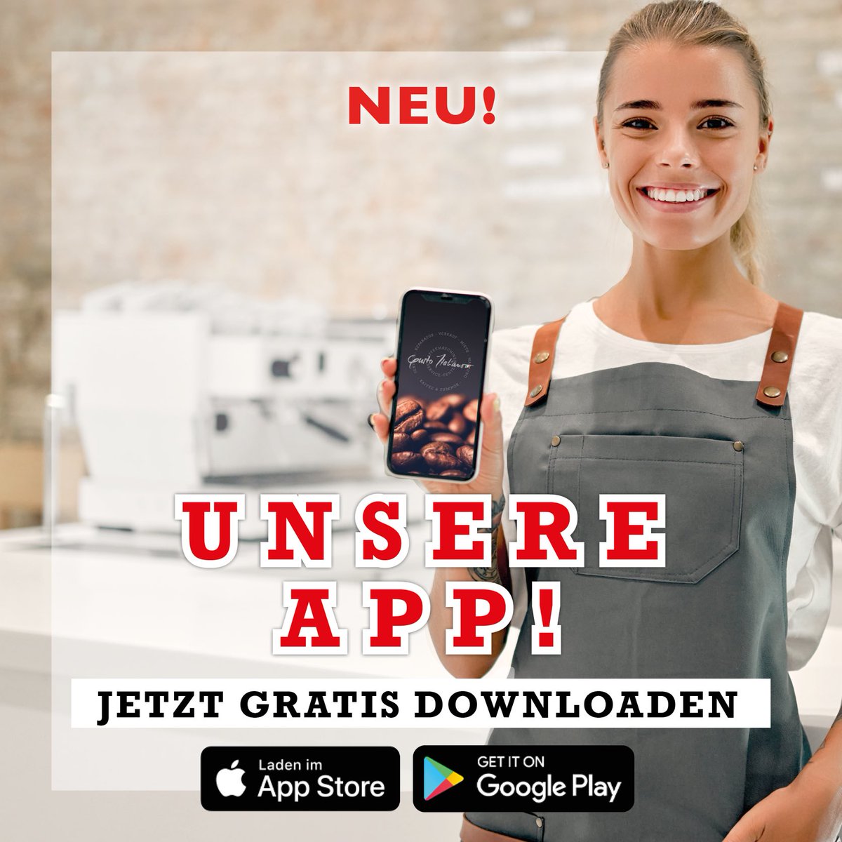 App ist fertig und bereit zum Einsatz! Ein kleines Multitalent für alle Kaffeelieb- und Maschinen-inhaber:mit Push-Erinnerung für Pflege und Wartung der Maschine,organisiert Kaffeesorten und hilft bei der Suche nach einem Service-Center
#Kaffee #app #download #coffee #siebträger