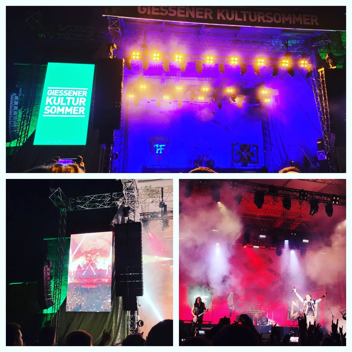 PeSc166's tweet photo. @HammerFall I went there with my son and it was an extraordinary and f'n awesome evening. Thank you so much! It was my son's first concert ever and he will never forget this great experience and I neather. We love HAMMERFALL! 🤘🎸🤘 https://t.co/sS7BRP5In8
