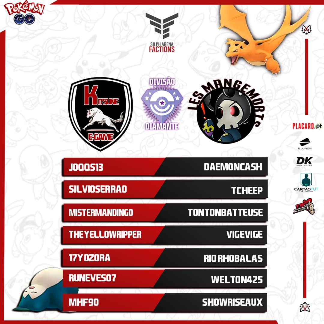 🇵🇹 Nos próximos dias, temos luta na @silpharenaesp . Os nossos jogadores irão defrontar os #lesmangemorts, acima de tudo se divirtam.

🇬🇧In the next few days, we have games at @silpharenaes . Our players will face the #lesmangemorts, above all have fun. 

let's go Kitsune 🔴⚪🦊