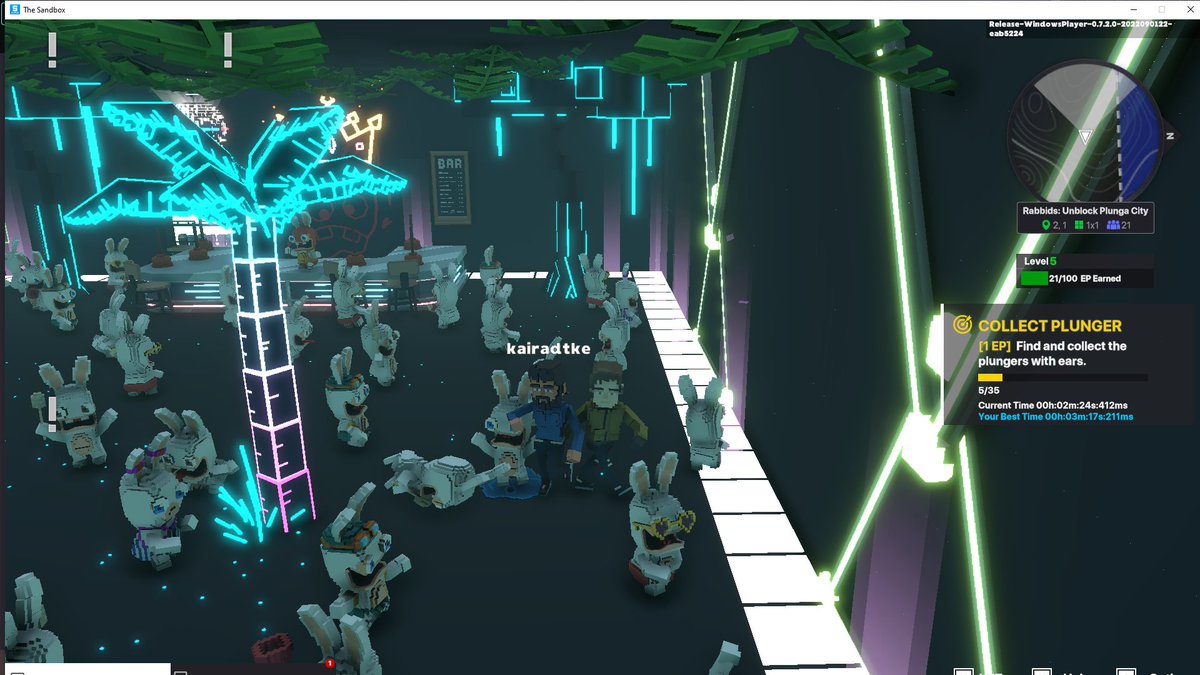 MiswarAlan's tweet photo. @TheSandboxGame @RabbidsOfficial I just participated in the #SandboxAlphaS3Giveaway for a chance to win 500 SAND! Found the Disco Rabbid, check out my screenshot below!
👇 https://t.co/oSFht7wRB1