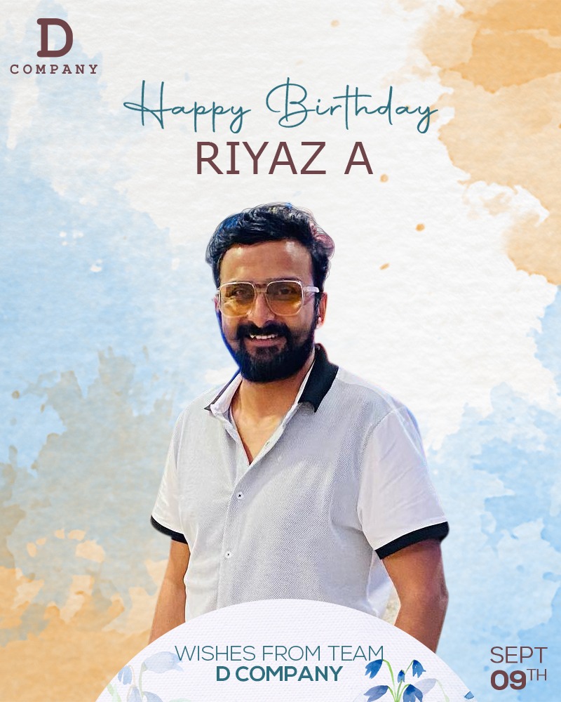 Wishing @Riyaz_Ctc Brother a very happiest birthday 🎉 Wishes From Team @DCompanyOffl @DuraiKv