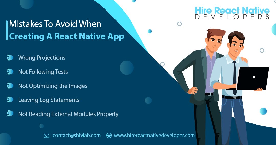 reactdevelopers's tweet image. Mistakes To Avoid When Creating A #ReactNativeApp
#hirereactnativedeveloper #mobileappdevelopment #CrossPlatform #reactnativedeveloper #reactnativeapp #ReactNativeDevelopment #DevelopApp #BuildApp #ReactNativeApps #appdevelopment #knightcoders #shivtechnolabs