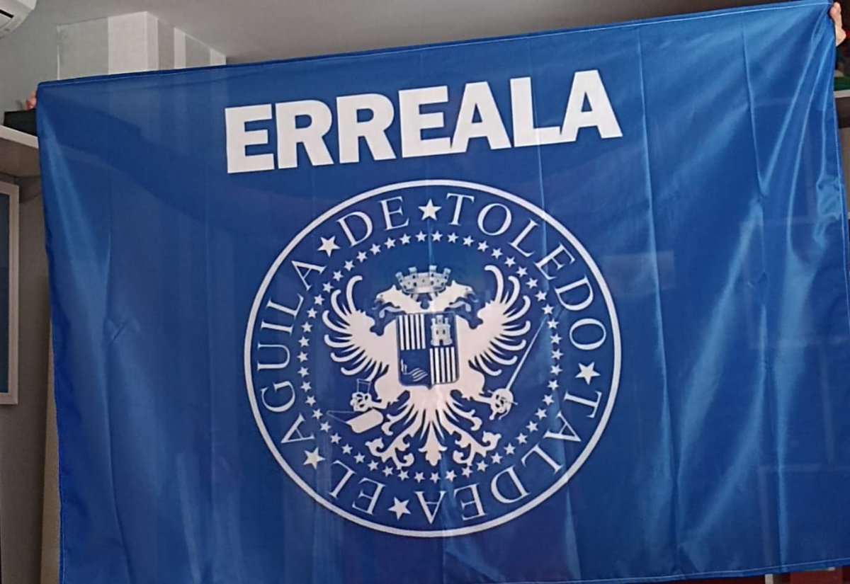 Y después de lo de Old Trafford seguimos con el fiestón de la Real en Getafe... El Toledo Taldea andará por allí bebiendo cervezas, compartiendo con otr@s txuri urdin, cantando goles y hasta estrenando banderas. Oeoé. Te vienes?