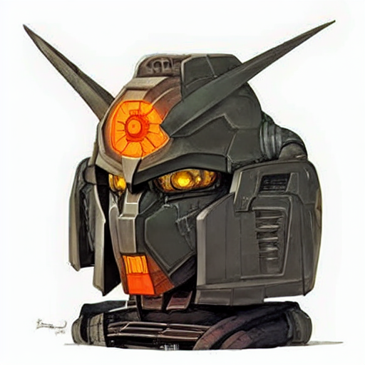 Windows_Me's tweet photo. AIにガンダム描いてもらった!! #StableDiffusion #ガンダム https://t.co/PU84iRrtU3