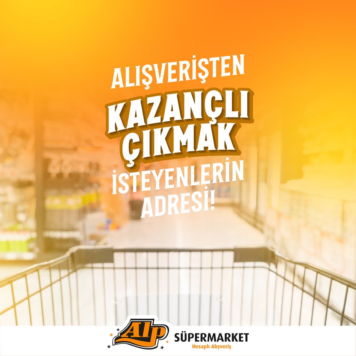 Alışveriş yaparken kazançlı çıkmak isterseniz adres her zaman; Alp Süpermarket!

#AlpSüpermarket #onlinealışveriş #denizlimarket #sanalmarket #alışveriş #indirim #uygunfiyat