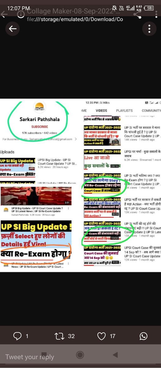 Mohnish85553006's tweet photo. माननीय मुख्यमंत्री @myogiadityanath जी आपके द्वारा पूर्ण करायी गयी 9534 दरोगा भर्ती मैं हम सभी चयनित अभ्यर्थियों को हर दिन मानसिक प्रताड़ना को झेलना पड़ रहा है,ईन चुनिंदा youtubers ने एक भ्रामक महौल बना दिया है🙏🙏ईन पर उचित कार्यवाही करे 🙏
@CyberCellLKO
@Uppolice 
@UPGovt https://t.co/pTKh3nBXs4
