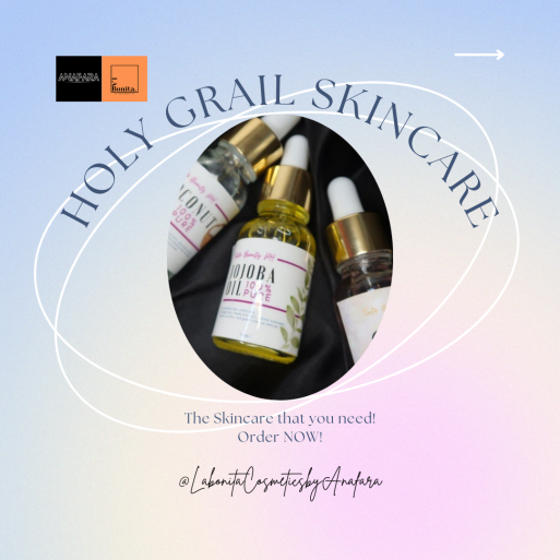 LaAnafara's tweet photo. Step up your skincare routine by having our must try Holy Grail Skincare! Composed of 100% Coconut Oil, Pure Jojoba Oil, and Glass Pink Skin Serum, perfect to keep your skin fresh, protected, and hydrated! 

Good afternoon, La Bonita fam! 👋
#LaBonitaCosmeticsByAnafara https://t.co/FnVO15Yr3l