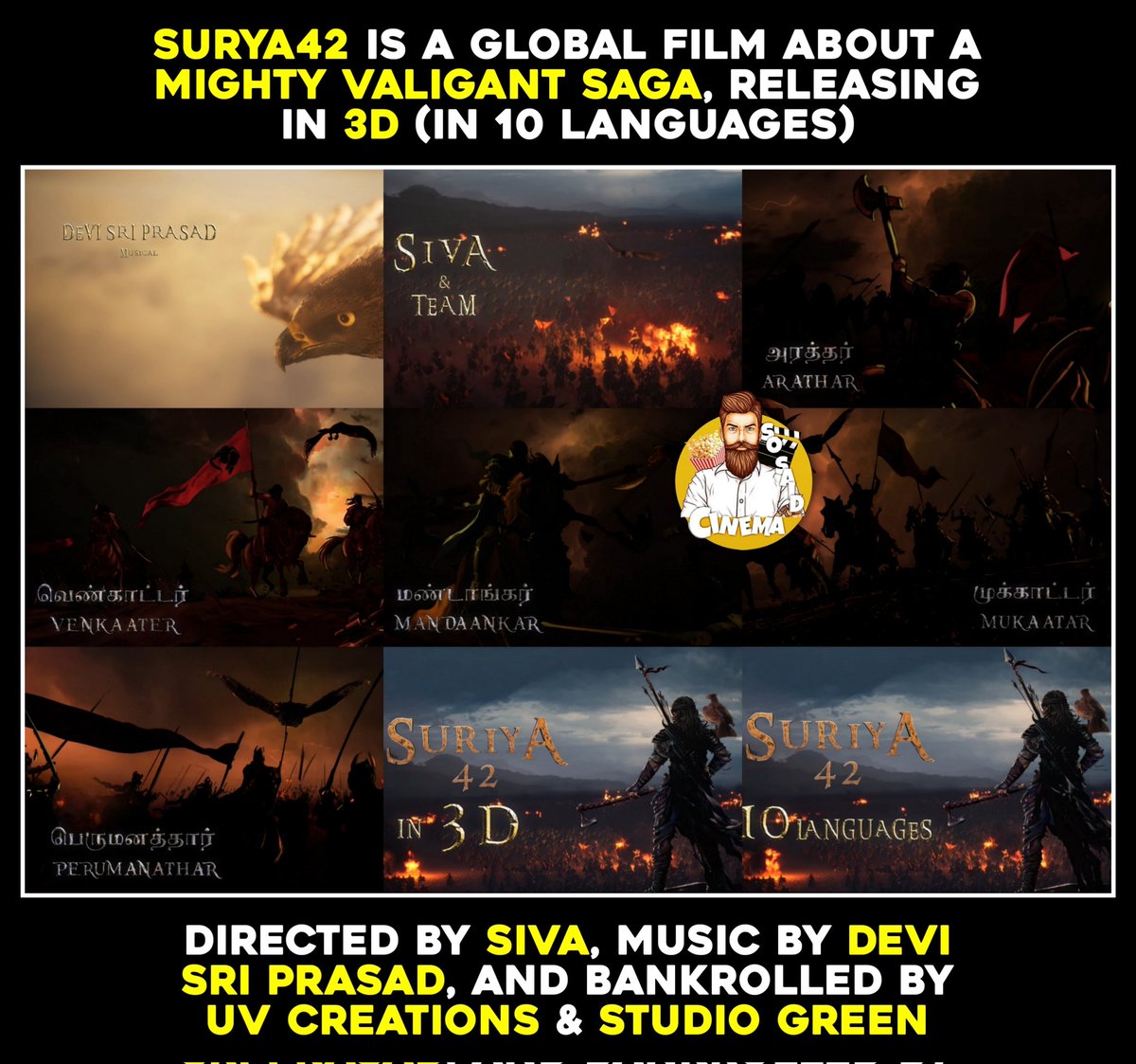 CinemaSo's tweet photo. #Suriya42MotionPoster #Suriya42 https://t.co/NnosQubA5n