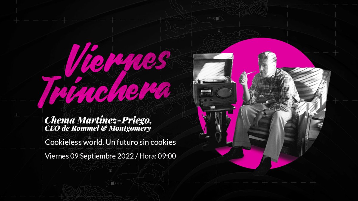 roymo_es's tweet photo. ¡Atent@ que en nada empieza #Viernestrinchera!
Nos vemos en 15 minutos en nuestro canal de Twitch:
👉 https://t.co/uunKBzqnGp
#Roymo #digitalmarketing #digitalthinking #digitalagency #cookielessworld https://t.co/Ej2lT8l4UB